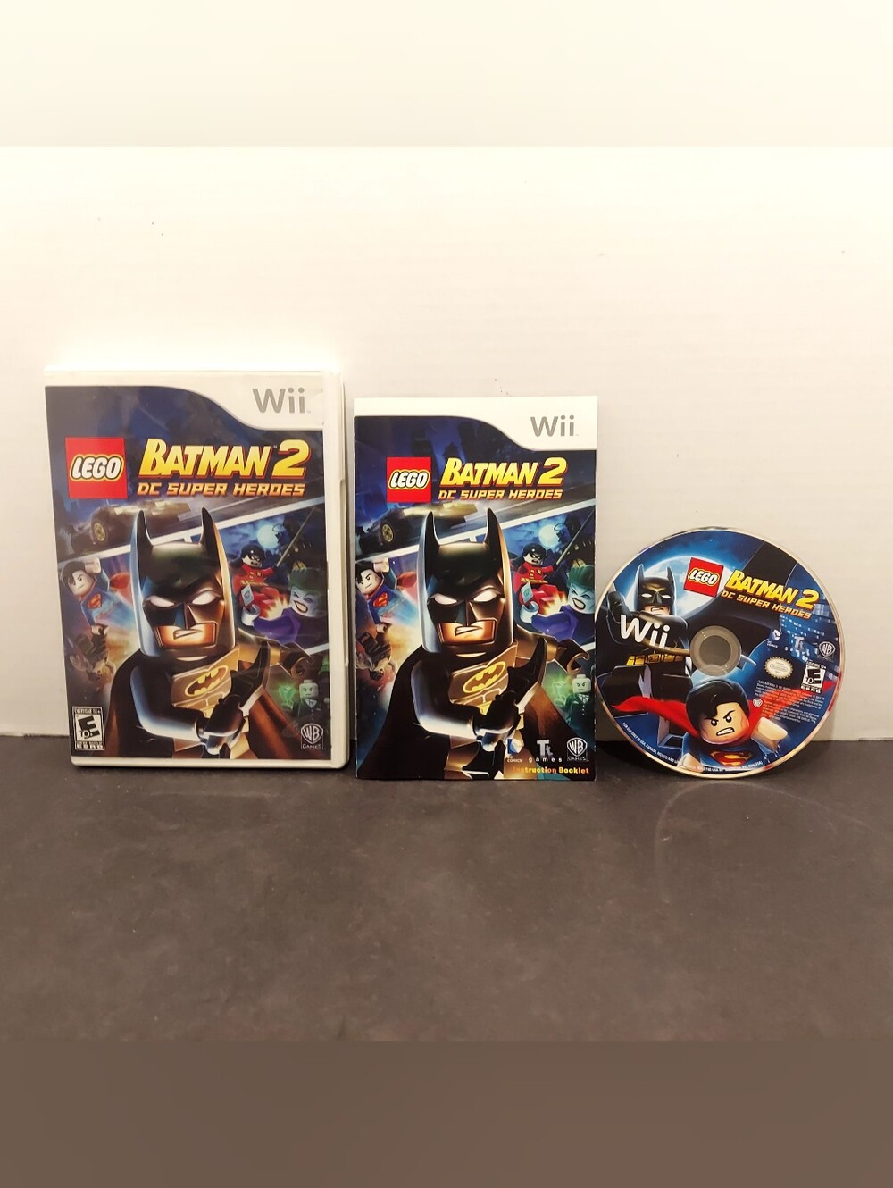 lego batman 2 wii Lego Batman 2 DC super Heroes nintendo wii complete w manual